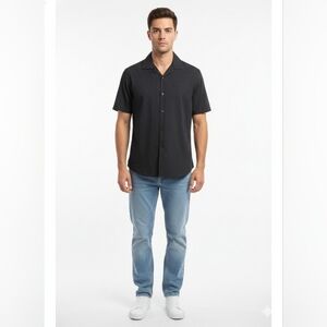 Calvin Klein Black Textured Shirt